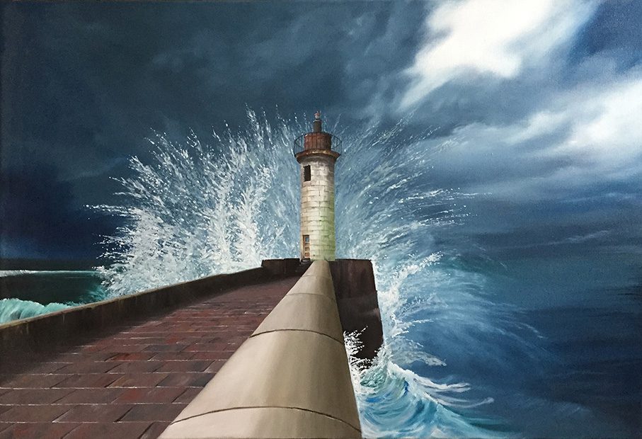 Lighthouse-Storm